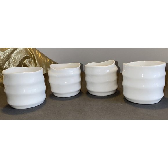 Donna Karan Lenox Porcelain Touch Votives (Set of 4) 2.25 Ht - Picture 2 of 11
